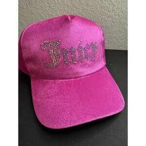 Juicy Couture Hot Pink Velour Cap‎ Hat